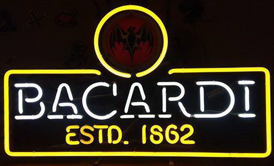 Bacardi Estd 1862 Neon Sign